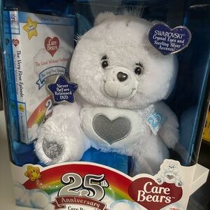 Care Bears 25th Anniversary Silver Heart Plush
